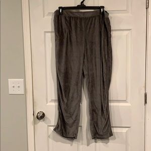 Velvet feel pants. I used as pjs